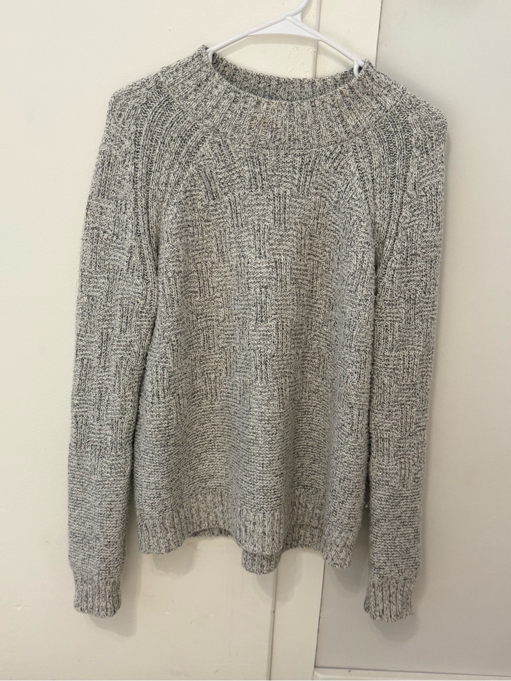 PRANA Layers We Live In Cozy Grey Crewneck Knit Sweater - Women